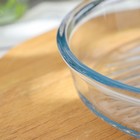 Форма для запекания Paşabahçe Grill Borcam, 1.6 л, d=26 см, жаропрочное стекло, прозрачная - Фото 3