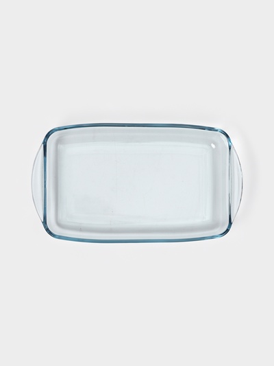 Форма для запекания Paşabahçe Borcam, 2 л, 33.6×19×5 см, прямоугольная, жаропрочное стекло, прозрачная