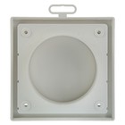 Выход стенной ERA 1515К10ФВ, 150×150 мм, с обратным клапаном, с фланцем d=100 мм, белый - Фото 4