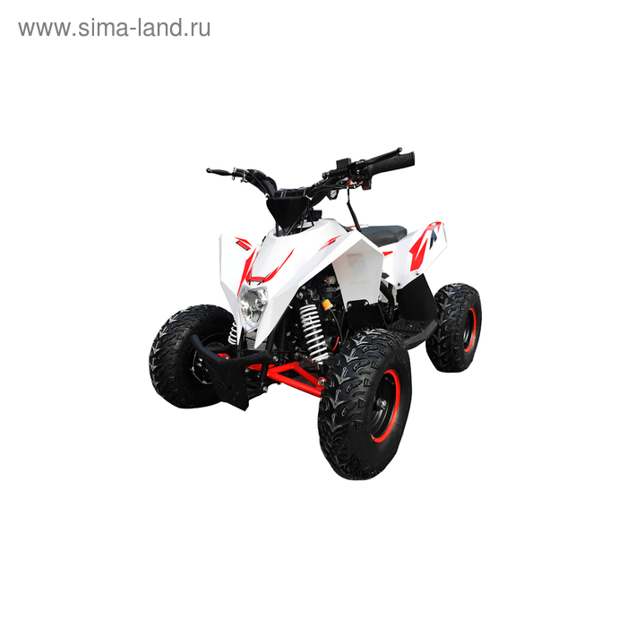 Детский квадроцикл бензиновый MOTAX GEKKON 70cc, бело-красный - Фото 1