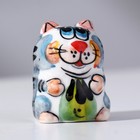 Сувенир «Довольный кот», 3 см, цвет, гжель. - Фото 14
