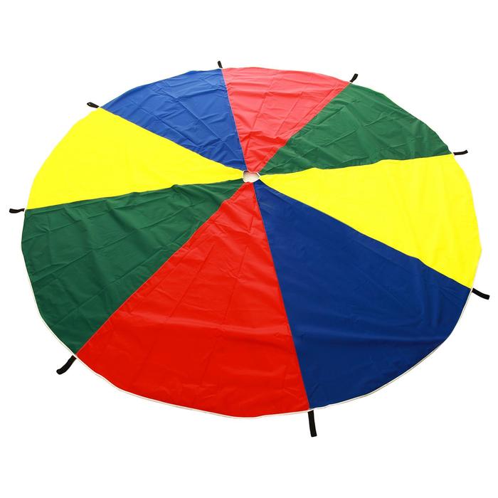 Парашют 8 секторов, d=3 м, цвета МИКС - Фото 1