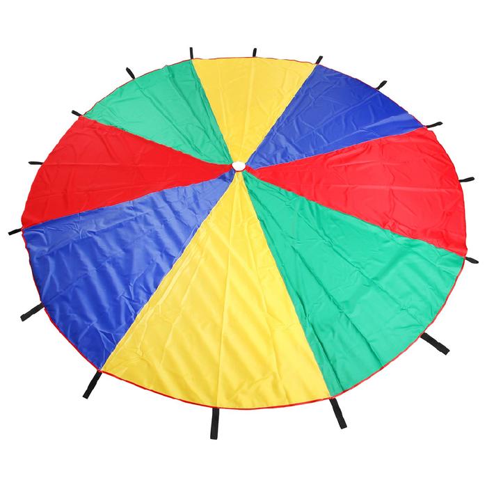 Парашют 8 секторов, d=3 м, цвета МИКС - Фото 1