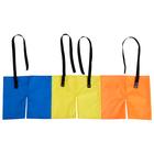 Шорты эстафетные для троих, три штанины с лямками, детские, цвета МИКС - фото 9254037