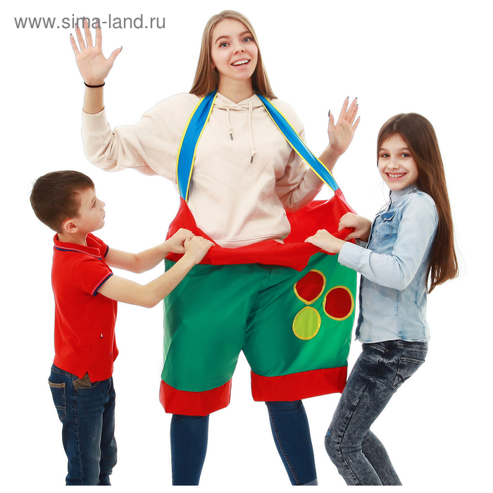 Штаны для игры с шарами детские, d=60 см, 35 х 56 см, цвета МИКС - Фото 1