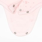 Боди детское с длинным рукавом ''Маленькие мишки'', рост 74 см, цвет розовый 0589_М - Фото 5