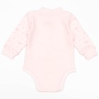 Боди детское с длинным рукавом ''Маленькие мишки'', рост 74 см, цвет розовый 0589_М - Фото 6