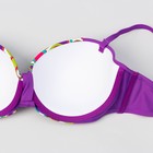Купальник женский раздельный 7500 цвет фиолетовый, р-р 46-48 (L), чашка C - Фото 4