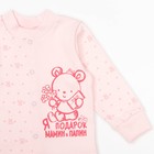 Кофта детская с длинным рукавом ''Маленькие мишки'', рост 86 см, цвет розовый 3320_М - Фото 3