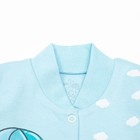 Комбинезон детский с длинным рукавом "Облака", рост 68 см, цвет синий 16412_М - Фото 2