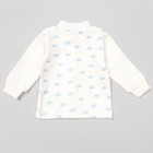 Кофта детская с длинным рукавом "Облака", рост 68 см, цвет молочный 3900_М - Фото 6