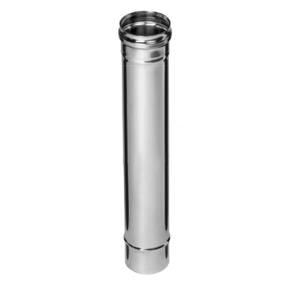 Дымоход Феррум нержавеющий (430/0,8 мм), ф120, L=0,5м, , шт