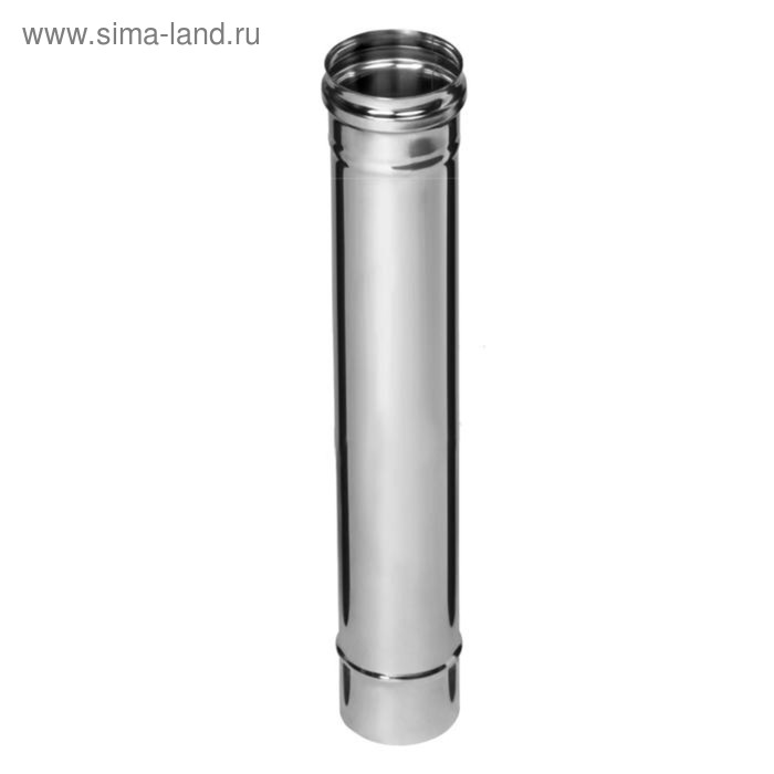 Дымоход Феррум нержавеющий (430/0,8 мм), ф120, L=0,5м, , шт