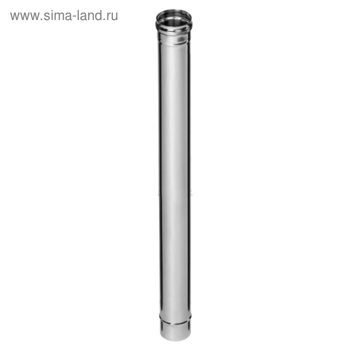 Дымоход нержавеющий «Феррум», 430/0.8 мм, ф150, L=1.0 м, шт.