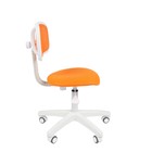 Офисное кресло Chairman 250, белый пластик, ткань оранжевая - Фото 3