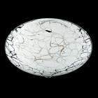 Светильник настенно-потолочная "Кракелюр 2 лампы " E27 60Вт  30 см. - фото 24450779