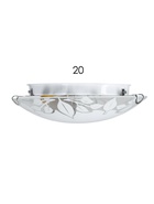 Светильник настенно-потолочный BayerLux «Симфония», 60 Вт, IP20, E27, d=25 см, стекло - фото 65285211