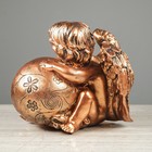 Статуэтка "Ангел с шаром", бронзовый цвет, 20 см - Фото 3