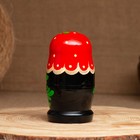 Матрёшка дерево «Земляничка», красный платок, 3 кукольная, 10-12 см - Фото 8