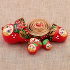 Матрёшка дерево «Божья коровка», красный платок, 5 кукольная, 9-11 см - Фото 14