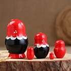 Матрёшка дерево «Божья коровка», красный платок, 5 кукольная, 9-11 см - Фото 16