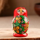 Матрёшка дерево «Божья коровка», красный платок, 5 кукольная, 9-11 см - Фото 3