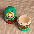 Матрёшка дерево «Божья коровка», зелёное платье, 5 кукольная, 10-12 см - Фото 13