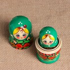 Матрёшка дерево «Божья коровка», зелёное платье, 5 кукольная, 10-12 см - Фото 14