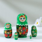 Матрёшка дерево «Божья коровка», зелёное платье, 5 кукольная, 10-12 см - Фото 15