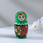 Матрёшка дерево «Божья коровка», зелёное платье, 5 кукольная, 10-12 см - Фото 17