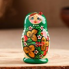 Матрёшка дерево «Божья коровка», зелёное платье, 5 кукольная, 10-12 см - Фото 3