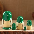 Матрёшка дерево «Божья коровка», зелёное платье, 5 кукольная, 10-12 см - Фото 10