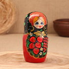 Матрёшка деревянная «Ягодка», чёрный платок, 7-кукольная, 22 см, МИКС - Фото 3