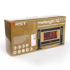 Метеостанция RST 02777 Meteogirl IQ777, цифровая, выносной датчик, черный - Фото 7