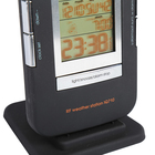 Термометр RST 02710, цифровой, радио-датчик, часы, прорезиненный корпус, календарь, черный - Фото 12