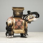 Сувенир "Слон", чёрный, гипс, 26 см - Фото 1