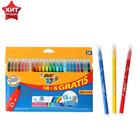 Фломастеры 24 цвета BIC Kid Couleur, детские, премиум, смываемые, среднее письмо - Фото 1