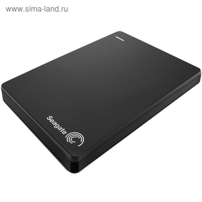 Внешний жесткий диск Seagate USB 3.0 2 Тб STDR2000200 Backup Plus Slim 2.5", черный - Фото 1