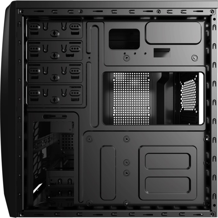 Корпус Aerocool CS-1102, без БП, ATX, черный - фото 51295024