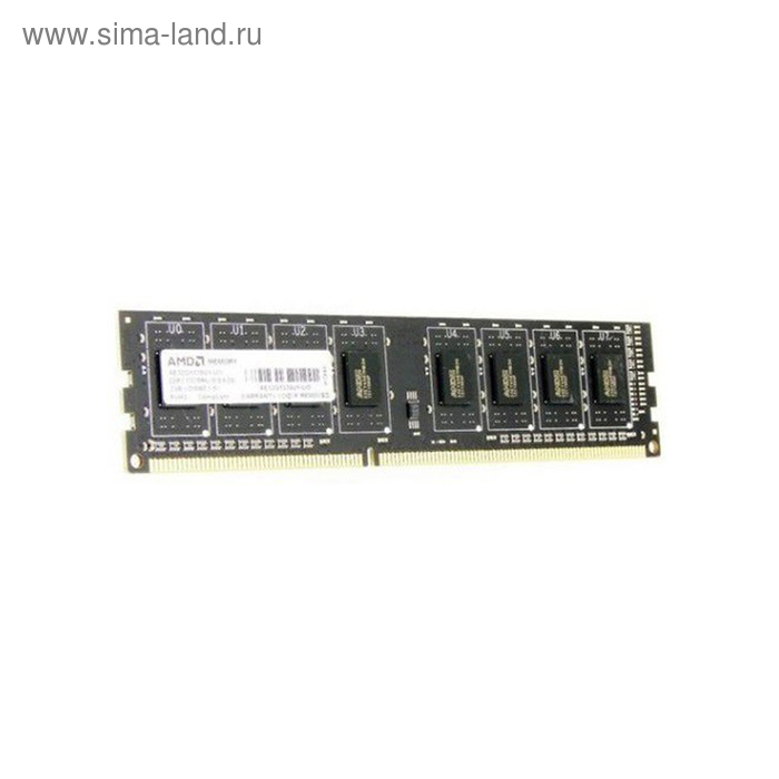 Память DDR3 4Gb 2400MHz AMD (AE)R934G2401U1S RTL PC3-19200 CL11 DIMM 240-pin 1.65В - Фото 1