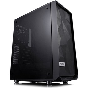 Корпус Fractal Design Meshify C Blackout TG, без БП, ATX, черный