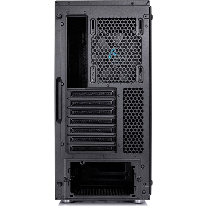 Корпус Fractal Design Meshify C Blackout TG, без БП, ATX, черный - фото 51295063