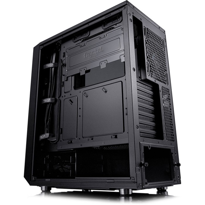 Корпус Fractal Design Meshify C Blackout TG, без БП, ATX, черный - фото 51295067