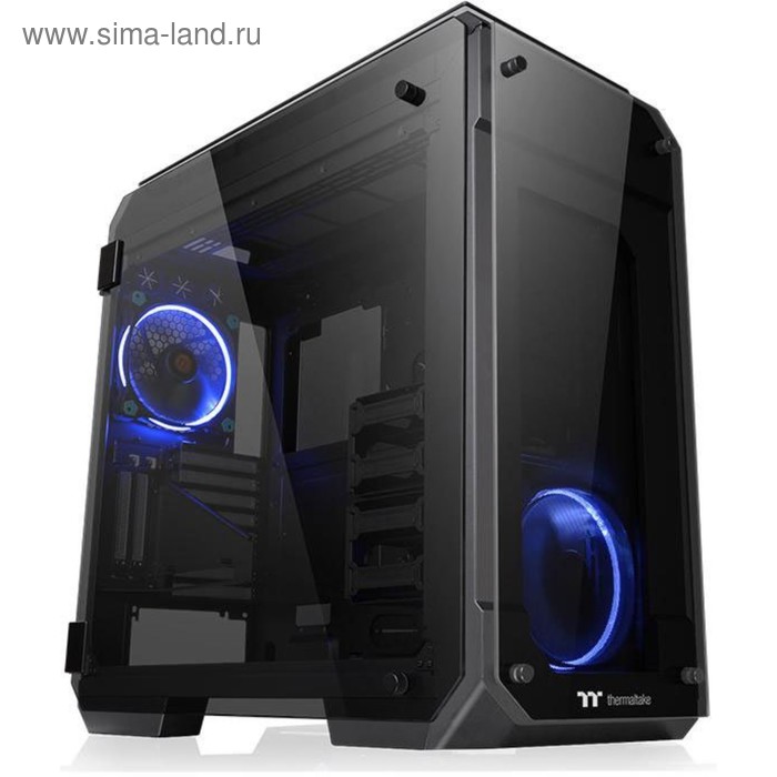 Корпус Thermaltake View 71 TG, без БП, ATX, черный - Фото 1