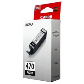 Картридж струйный Canon PGI-470PGBK 0375C001 черный для Canon Pixma iP7240/MG6340/MG5440 1724993