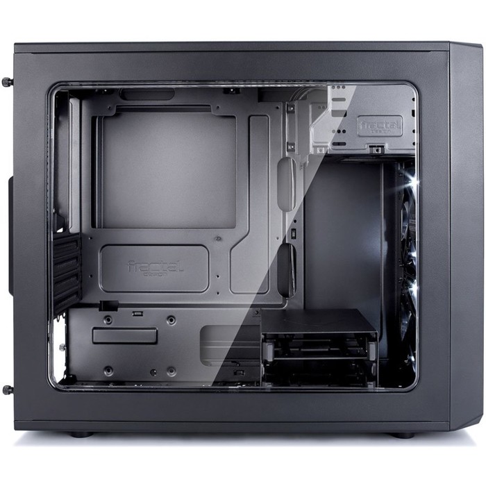 Корпус Fractal Design FOCUS G MINI Window, без БП, mATX, черный - фото 51295088