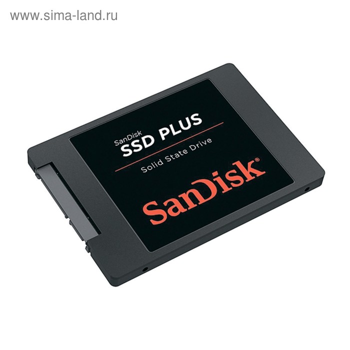 SSD накопитель Sandisk SSD PLUS 240Gb (SDSSDA-240G-G26) SATA-III - Фото 1