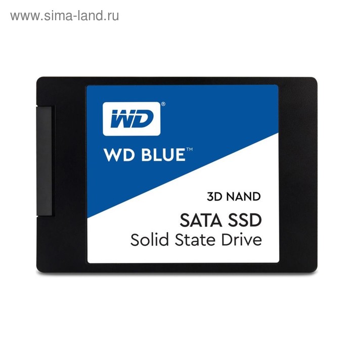 SSD накопитель WD Blue 1Tb (WDS100T2B0A) SATA-III - Фото 1