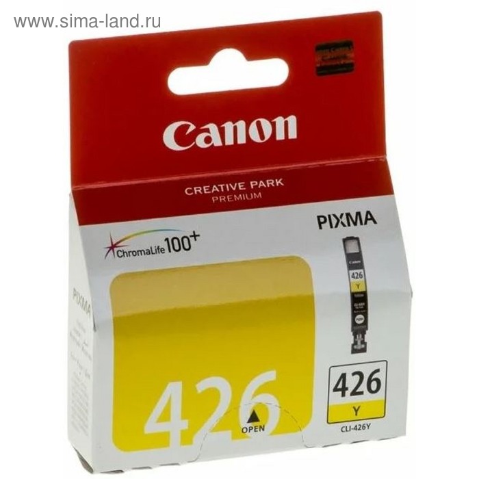 Картридж струйный Canon CLI-426Y 4559B001 желтый для Canon iP4840/MG5140 - Фото 1