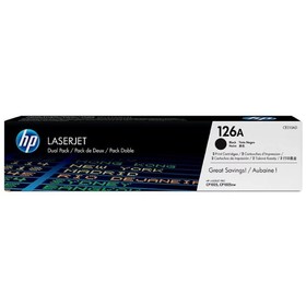 Картридж HP 126A CE310AD для LJ CP1025 (2400k), 2 шт. в упаковке, черный 1725972